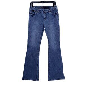 DKNY Jeans Womens Bootcut Denim Pants 9/10 Medium Wash
